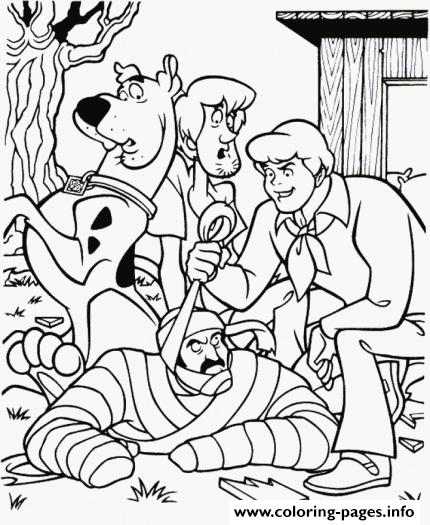 Scooby Doo Halloween Coloring Pages 2