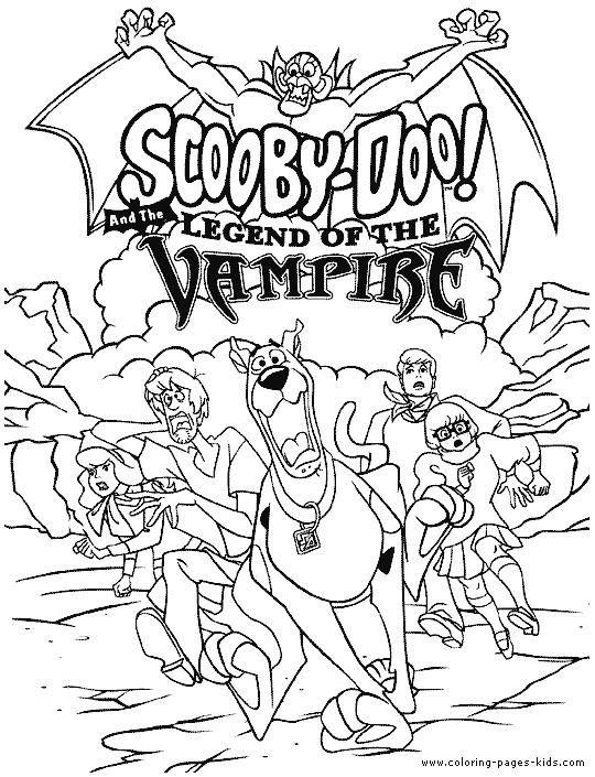 Scooby Doo Halloween Coloring Pages 3